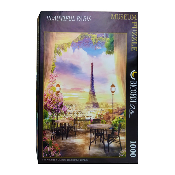 پازل 1000 قطعه ریکوردی طرح پاریس زیبا